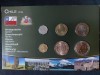Seria completata monede - Chile 2002-2008, 6 monede, America Centrala si de Sud