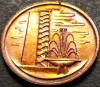 Moneda exotica 1 CENT - SINGAPORE, anul 1969 * cod 5203 = A.UNC, Asia