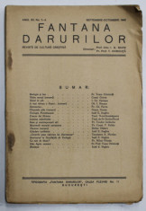 FANTANA DARURILOR , REVISTA DE CULTURA CRESTINA , no. 7-8 , 1940 foto