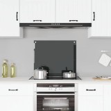 vidaXL Panou antistropi de bucătărie, negru 70x60 cm sticlă securizată