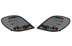 Set stopuri tuning PEUGEOT 207 (W_), 05.2006-12.2013, partea stanga+dreapta, Taiwan, cu Lampa pozitie parcare fibra optica; LED+PY21W; fumuriu, argin foto