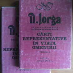 Nicolae Iorga - Cărți reprezentative în viața omenirii ( 2 vol. )