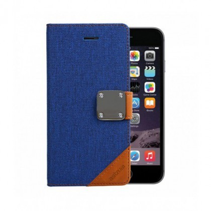Husa Flip Astrum FC MATTE BOOK Apple iPhone 6/6s Plus Blue