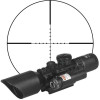 Luneta profesionala cu laser si reticul iluminat, M9 LS3-10x42E Rifle Scope, Rohs