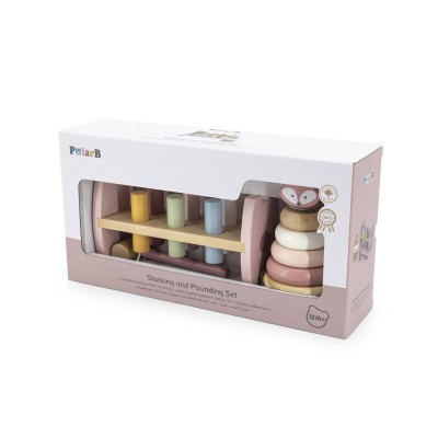 Set stivuitor si mini banc cu ciocan, Vulpe, PolarB Viga foto