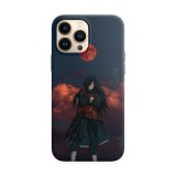 Husa compatibila cu Apple iPhone 14 Pro Max model Uchiha Madara, Silicon, TPU, Viceversa, Transparent, Carcasa