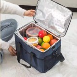 Cumpara ieftin Geanta termoizolanta pentru picnic sau plaja, capacitate 16l, culoare Albastra, AVEX