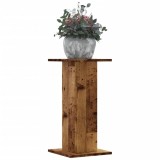 Suporturi Plante vidaXL Lemn Vechi, 30x30x60cm, 2 Bucati, Maro, Interior/Exterior, Raft Ghiveci Flori, Decorativ, Stabil