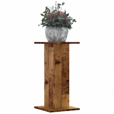 vidaXL Suporturi de plante 2 buc. lemn vechi 30x30x60cm lemn prelucrat foto