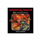 Dungeons &amp; Dragons 2024 Wall Calendar: 50th Anniversary Edition