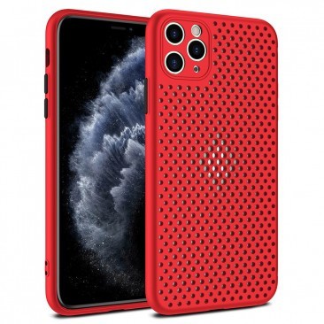 HUSA CAPAC SILICON BREATH, APPLE IPHONE XR, ROSU foto