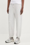Hollister Co. pantaloni de trening femei, culoarea gri, melanj, KI347-5006