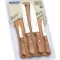 Set 4 cutite, inox, maner din lemn natural de Jatoba ProChef Cookware