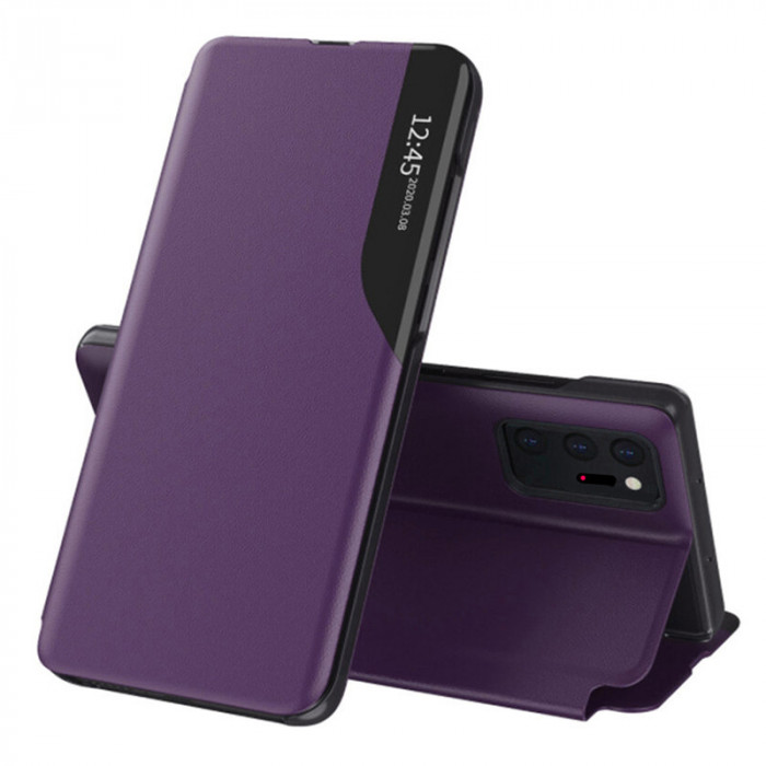 Husa pentru Samsung Galaxy Note 20 Ultra / Note 20 Ultra 5G , Techsuit eFold Series, Purple