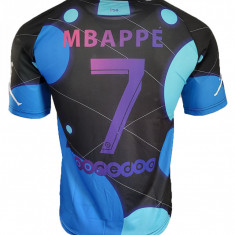 Tricou Negru-Albastru Adulti PSG - Mbappe (M,L,XXL) -