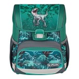Ghiozdan neechipat Loop, Motiv Green Rex + CADOU, Herlitz