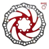 Disc de frana trotineta electrica R6.1 140 mm rosu