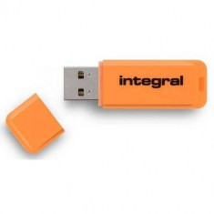 Memorie USB Integral NEON 64GB USB 2.0 Orange foto