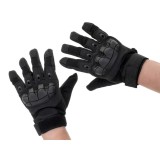 Manusi Tactice cu elemente de protectie, marime XL, cu destinatie Moto, ATV, SSV, QUAD, culoare Neagra