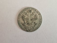 Austria 20 Kreuzer 1828 A - Argint foto
