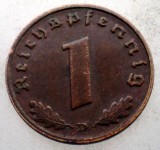 2.426 GERMANIA 1 REICHSPFENNIG 1937 D, Europa, Bronz