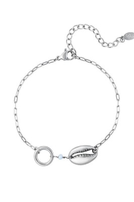 SMARTECH Bratara Inox, Beach Collection, Argintiu foto