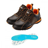 Pantofi de lucru, SB, SRA, piele, protectie metalica, talpici/branturi, marimea 43, NEO