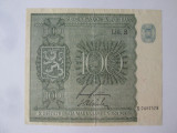 Rara! Finlanda 100 Markkaa/Mark/Marci 1945