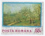 Romania, LP 839/1974,Reproduceri de arta - Impresionismul, eroare, oblit.