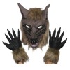 Costum Varcolac Lup Halloween: Masca, Manusi Gheare, One Size - Carnaval, Petreceri Costume
