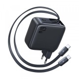Incarcator Retea Cu Cablu USB-C Baseus EnerCore CJ21, 67W, 3.35A, 1 x USB-C, Negru E0121D00