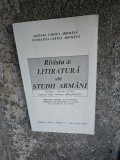 Rivista di LITITRATURĂ shi STUDII ARM&Icirc;NI - Tiberius Cunia/Tomul I, Anul 1, nr.1