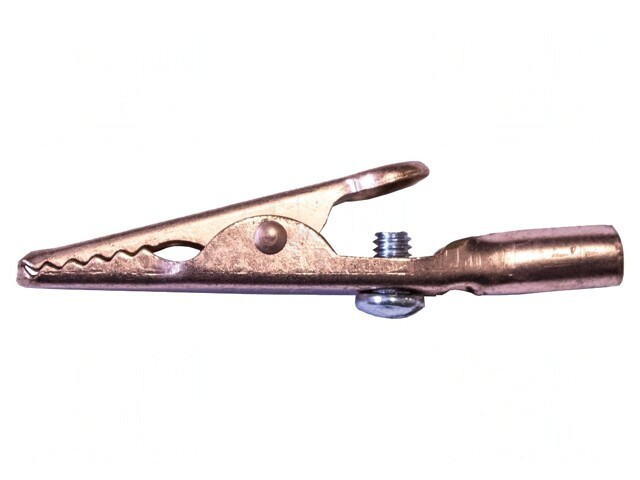 Bornă crocodil 10A prindere max. 7,9mm
