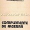 Complemente De Algebra - Ion D. Ion, C, Nita, C. Nastasescu