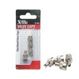 Set 4 capace valve auto metalice cu cap de surubelnita 27-015 X-TRA SEAL