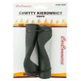 MANERE DE CAUCIUC GRI CU NEGRU PENTRU BICICLETA, 13cm x 4cm x 3cm