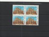ROMANIA 1976 LP 922 EXPOZITIA FILATELICA MILANO BLOC DE 4 TIMBRE MNH NESTAMPILAT