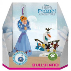 Set Figurine Anna si Olaf cu Medalion - Olafs Frozen Adventure foto