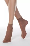 Șosete Scurte 1/2 Damă Lycra, Tension Soft 20 Den, Bronz, 36-39 (23-25)