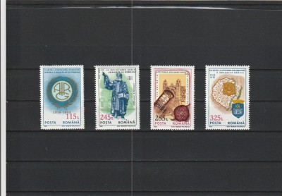 ROMANIA 1993 LP 1330 ANIVERSARI - EVENIMENTE SERIE MNH NESTAMPILATA foto