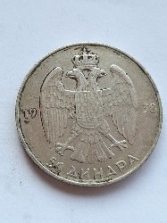 Moneda 50 dinari argint 1938 Iugoslavia foto