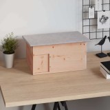 vidaXL Casă pentru arici, 45 x 33 x 22 cm, lemn 42351