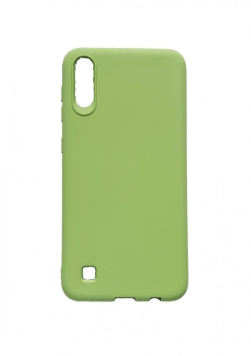 Husa telefon compatibila cu Samsung Galaxy A10, Verde, Cu interior de catifea, 150HT