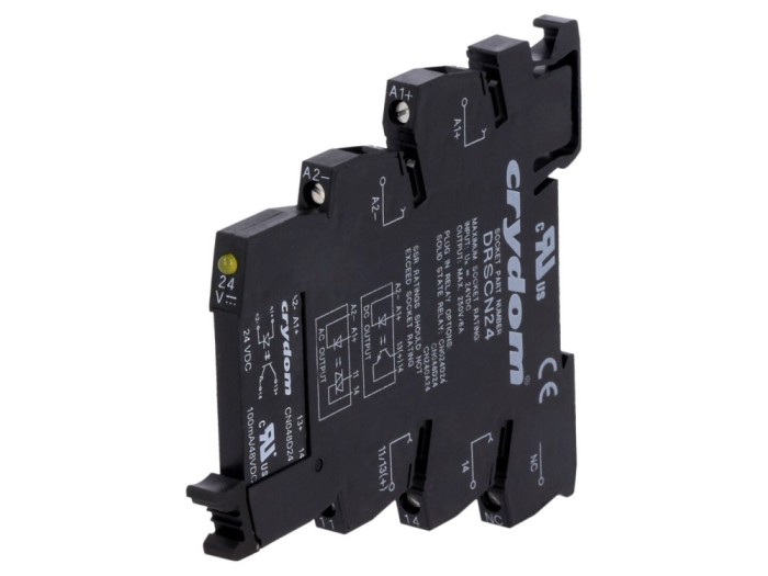 Releu semiconductor 24VDC, 48VDC