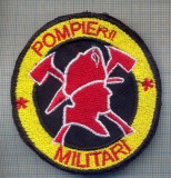 AX 1205 EMBLEMA POMPIERI MILITARI -PENTRU COLECTIONARI