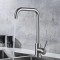 Baterie Bucatarie Monocomanda Pipa Pivotanta Cartus Ceramic Inox Satinat Racorduri Kit Fixare Incluse CF002 ModernLight Concept