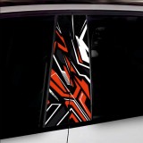 Set 2 stickere decorative pentru stalpii usilor, print autoadeziv de inalta rezolutie, dimensine 2 buc x 50 x 22 cm , cod: AVX-SSU-28, AVEX