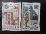 Andorra Franceza--Europa CEPT-serie completa-nestampilate, Nestampilat