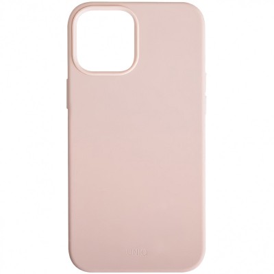Husa TPU UNIQ Lino pentru Apple iPhone 12 Pro Max, Roz foto