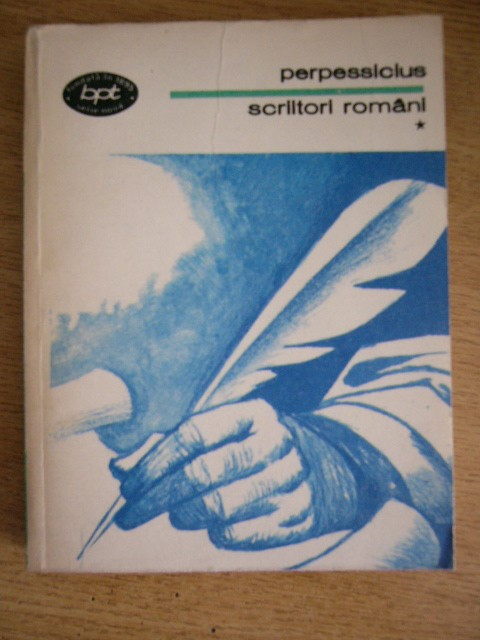 myh 411f - BPT 1248,1249 - Perpessicius - Scriitori romani - 2 volume - ed 1986